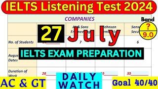 06 JULY 2024 IELTS LISTENING PRACTICE TEST 2024 WITH ANSWERS | IELTS | IDP & BC