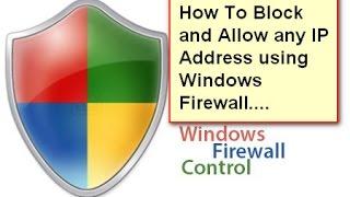How to Block and Allow IP Addresses using Windows Firewall!!Easy Way!!