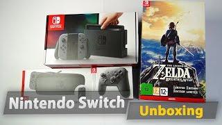 UNBOXING & Erster Eindruck - Nintendo Switch - Zelda Breath of the Wild