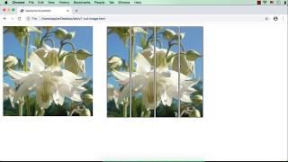 CSS background-position Property to Cut an Image into Pieces - Part 1