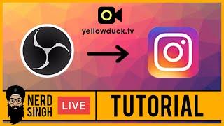 How to broadcast OBS to Instagram (YellowDuck), Answering your Insta Questions