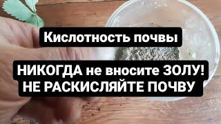 НИКОГДА не раскисляйте почву золой Не губите плодородие почвы Удобрение золой