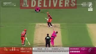 Sydney Sixers win the BBL10 Grand final (FINAL MOMENTS AND CELEBRATIONS)-BBL10