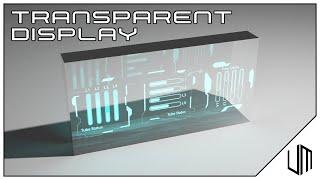 How to make a TRANSPARENT DISPLAY in Blender