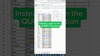 QUERY - Group By in Google Sheets‼️ #googlesheets #googlesheetstips #google #dataanalytics