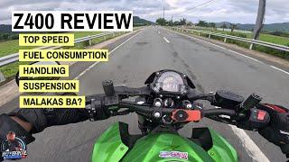 Kawasaki Z400 First Ride Review, Top Speed, Handling, Suspension,Fuel Consumption |Boybakal Motovlog