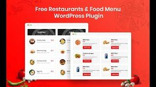 Free Restaurants Food Menu WordPress Plugins & Online Food Ordering