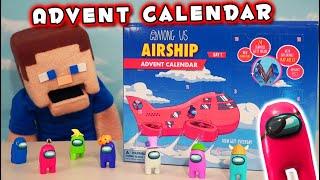 Among Us Advent Calendar: Exclusive Figures HUGE Crewmate Unboxing