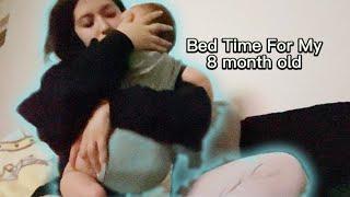 My 8 month old night routine & feeling nauseous  | Denise Flores