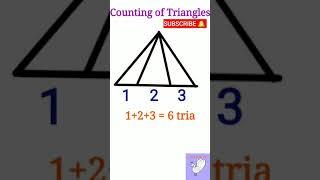 Can you solve this?| Counting of Triangle | #Triangle ||#shorts