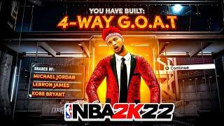 NEW "4-WAY GOAT" BUILD IS THE BEST BUILD ON NBA2K22 - THIS AWESOME ISO BUILD SHOULDNT EXIST!