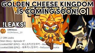 Golden Cheese cookie finally arriving soon? - !New Leaks! | Cookie Run: Kingdom
