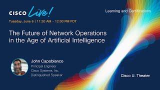 The Future of Network Operations in the Age of Artificial Intelligence