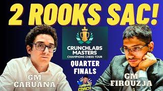 9 MOVES LANG! DUROG AGAD! 2 ROOKS SACRIFICE! Caruana vs Alireza!