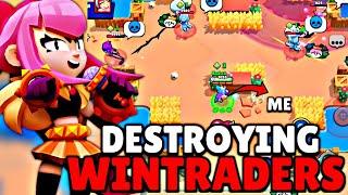 Destroying WINTRADERS in Solo Showdown | Brawlstars