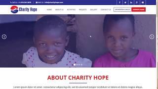 Charity website Template Free Download Bootstrap Charity Hope