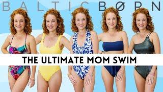  Fabulous & Chic Mom Swim  Mom-Friendly Swimsuit Haul | Baltic Born Swim Haul 2024