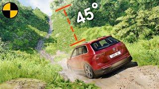 Cars vs Mud Hill Climb  BeamNG.Drive