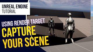 UE5 l How to Capture Your Scene in Real Time Using Render Target l 3-Min Tutorial l Unreal Engine 5