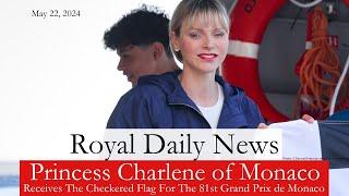 Princess Charlene Of Monaco Receives A Special Flag!  Princess Anne Visits Norway & More, #RoyalNews