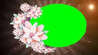 Green Screen Wedding Frame with animated background HD 2018
