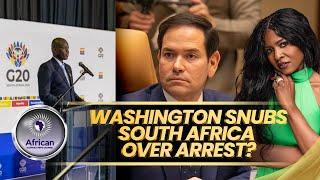 Washington Snubbed South Africa's G20 Fearing ARREST of Foreign Secretary Rubio By China