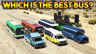 GTA 5 ONLINE : WHICH IS THE BEST BUS? (All buses comparison)