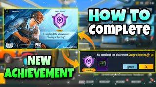 How To Complete Seeing Is Believing Achievement in pubg mobile / BGMI