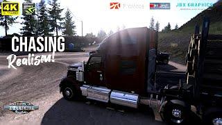 ATS 1.50 "Chasing Realism" JBX3 / PNG / new TAA DLAA / RESHADE RTX 4090 4K Max Settings Gameplay