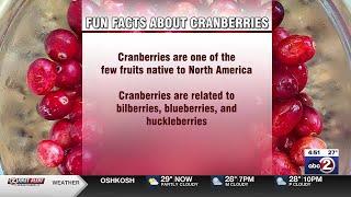 3 BRILLIANT MINUTES: Juicy news on cranberries