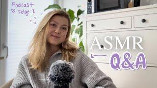 ASMR Q&A - persönliche Fragen zu mir, Studium  | entspanntes Whispering Ramble #asmr (german)