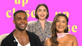 Lily Collins, Lucien Laviscount and Ashley Park Reveal Emily In Paris Secrets | Cosmopolitan UK