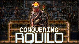 Conquering Aquilo in Factorio: Space Age