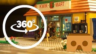 LEGO 360 Simpsons Meet The Ghostbusters Funny Stop Motion Animation