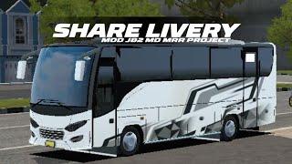 SHARE LIVERY MOD JETBUS 2 MEDIUM MRR PROJECT FREE  || ARZZCONCEPTNW