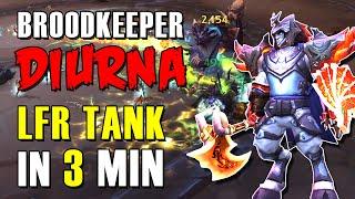 Broodkeeper Diurna Tank Guide - QUICK LFR Boss Kill walkthrough for Casuals