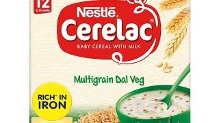 Nestle Cerelac baby cereal with multigrain dal veg 12 month plus #nestle #babyfood #cerelac