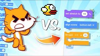 Making Flappy Bird using ONLY Hacked Blocks  Scratch