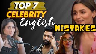 English mistakes by celebrities #kareenakapoorkhan #spokenenglish #aliabhatt #vickykaushal