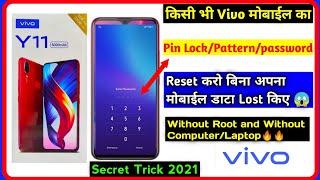 vivo y11 pin lock kaise tode//how to reset vivo y11 forgot password without mobile data lost 2021️