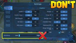 Smooth Settings For Fanny User! Tutorial | Daisuke MLBB