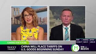 China will place tariffs on U.S. goods beginning Sunday