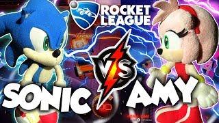 ABM: Sonic Vs Amy !! Rocket League Gameplay Match !! HD