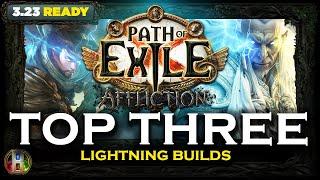 [PoE 3.23] TOP 3 LIGHTNING BUILDS - PATH OF EXILE - POE AFFLICTION LEAGUE - POE BUILDS