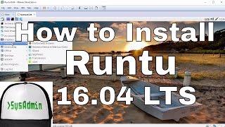 How to Install Runtu 16.04 LTS + Review + VMware Tools on VMware Workstation Easy Tutorial [HD]
