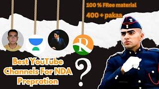 Best Youtube channels for NDA Preparation  #nda2024preparation  🫵 || 100% free|| Score 400+