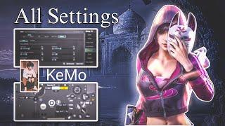 Kemo All Settings Revealed | Bgmi/Pubg Sensitivity And Control | Kemo 4 finger claw | SensiTroll