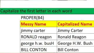 Capitalize the first letter in each word