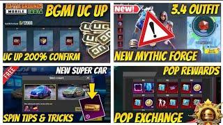 Bgmi New Mythic Forge Not Showing |Bgmi UC Up Event Here | Popularity Exchange Feature  #bgmiupdate