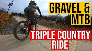 ‍️Triple Country Gravel & MTB Ride: Germany, Belgium, Netherlands | High Fens Eifel Nature Park